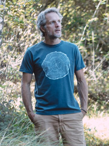 Life-Tree Shirt 'Fairwear BigSlice' in Blue
