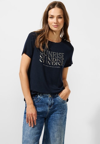 T-shirt STREET ONE en bleu : devant