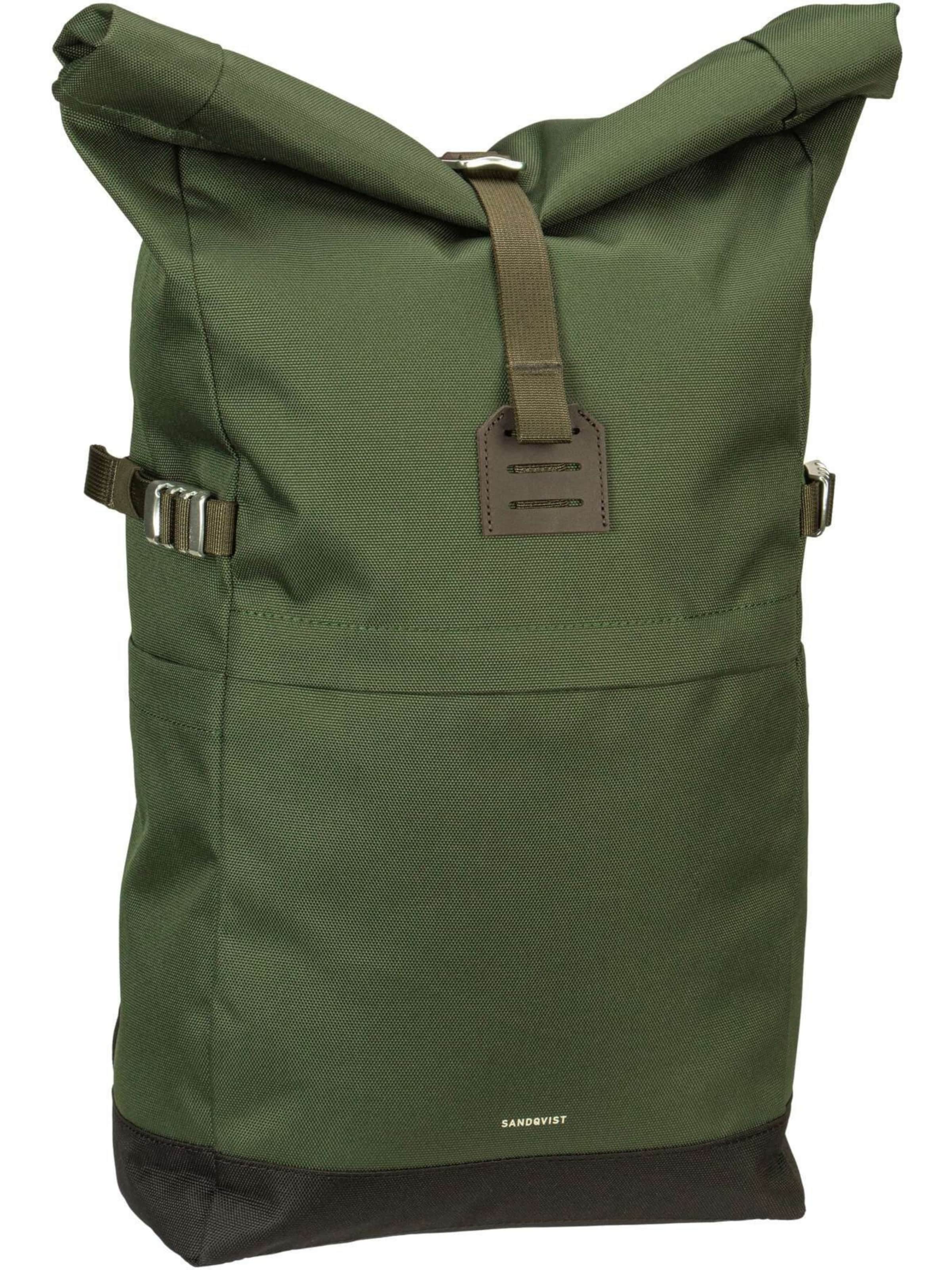 SANDQVIST Backpack in Green: front