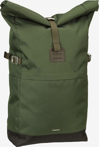 SANDQVIST Backpack in Green: front