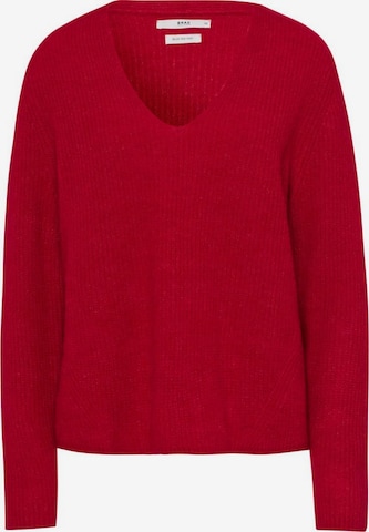 BRAX Sweter 'Lana' w kolorze czerwony: przód