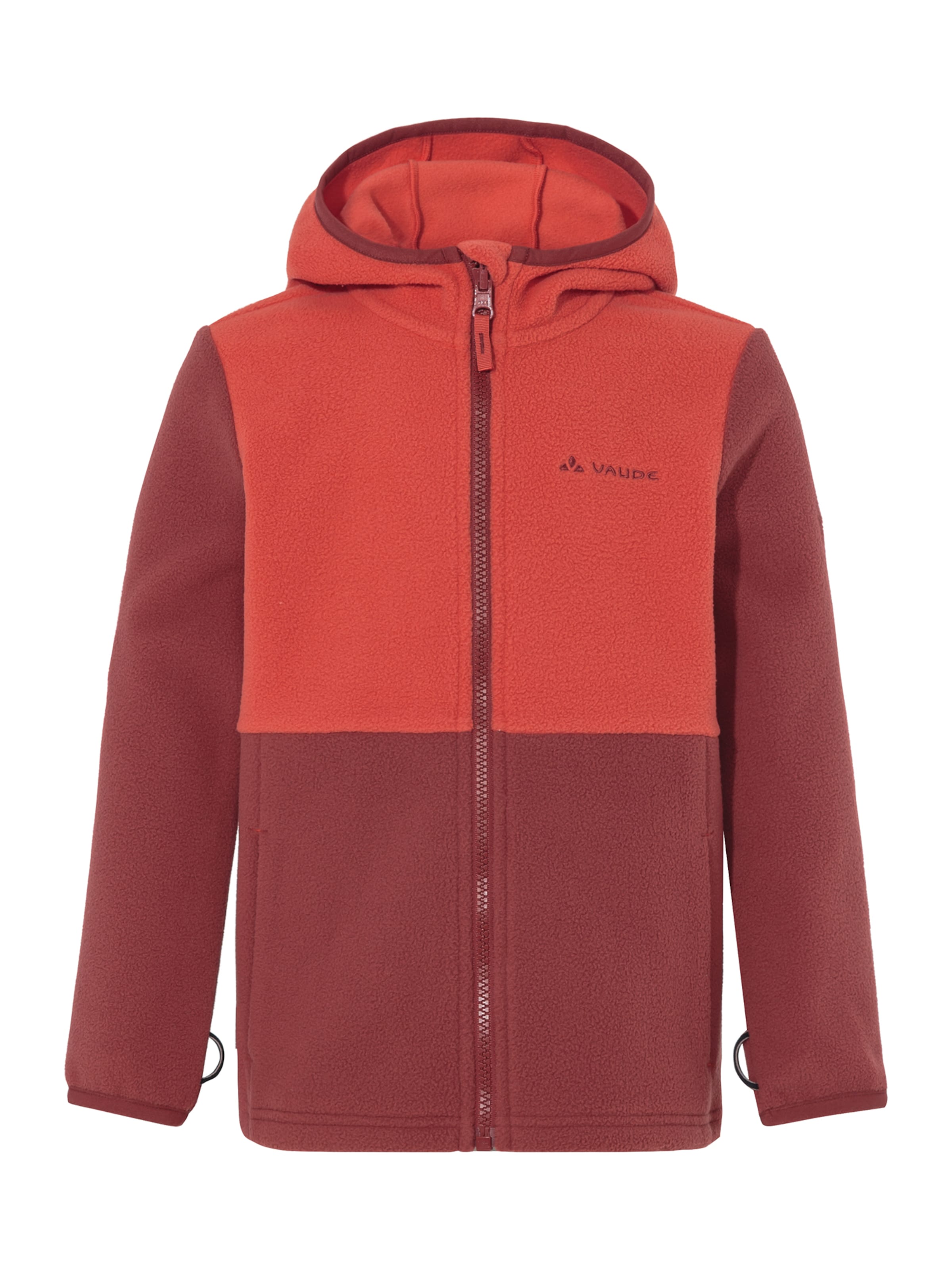 VAUDE Athletic fleece jacket 'Pulex II' in Red: front