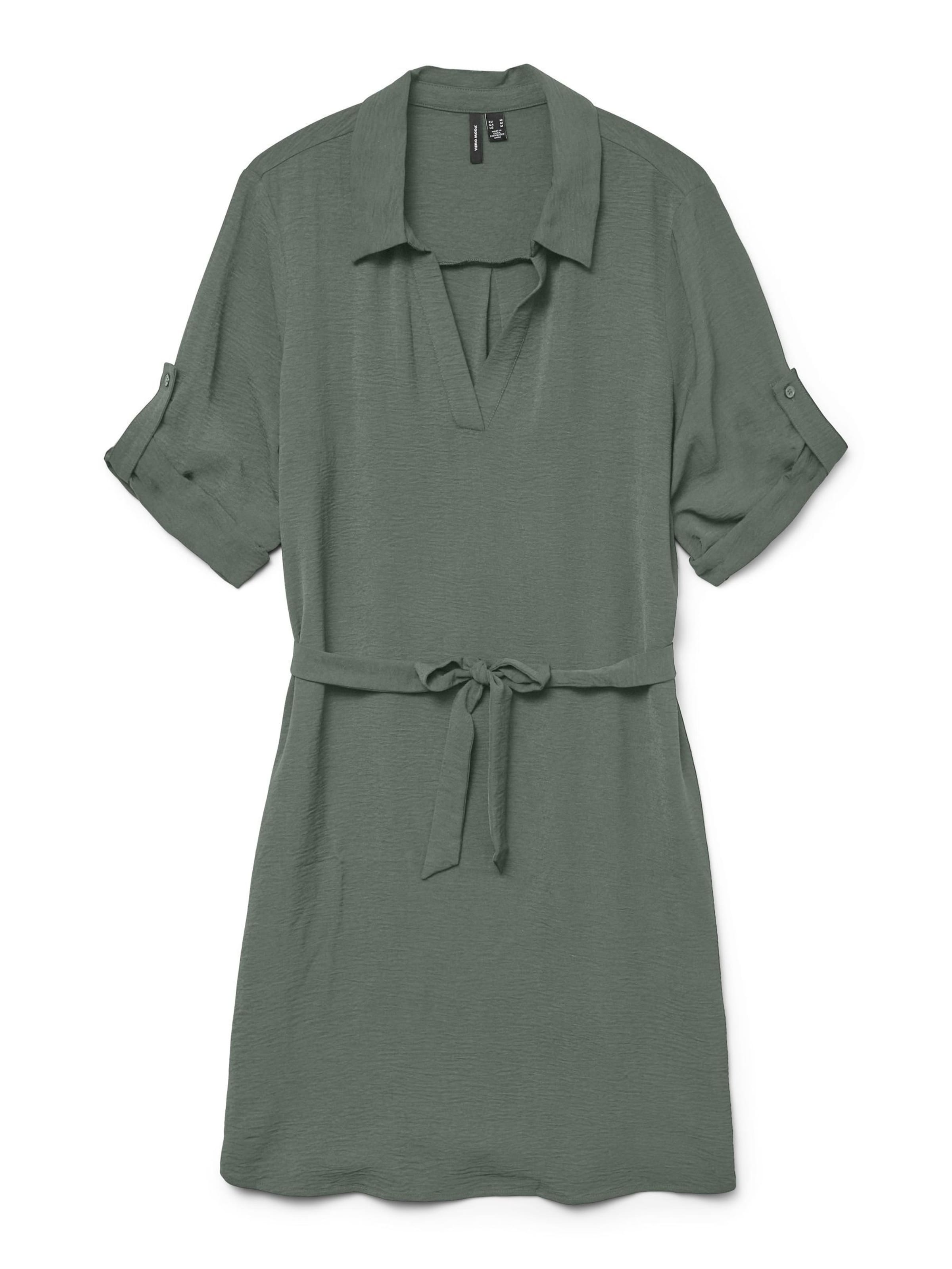 VERO MODA Shirt dress 'Alva' in Green: front