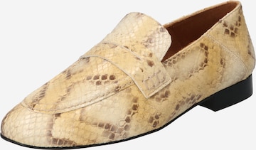 Toral Classic Flats in Yellow: front
