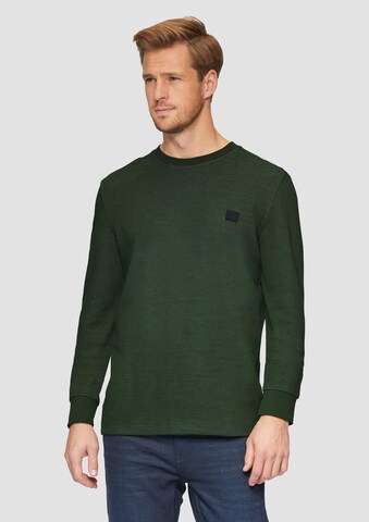 s.Oliver Shirt in Groen: voorkant
