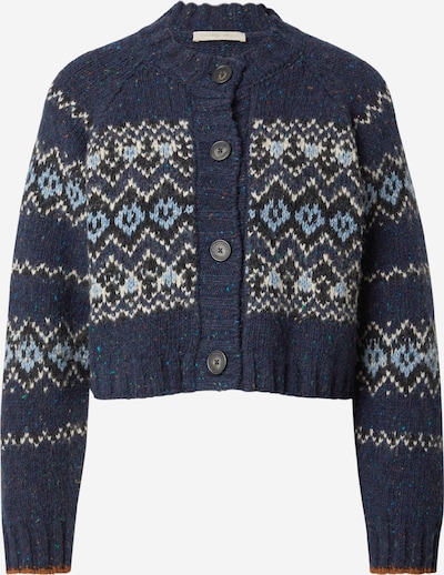 Vanessa Bruno Вязаная кофта 'Damas' в Темно-синий / Светло-синий / Черный / Цвет белой шерсти, Обзор товара