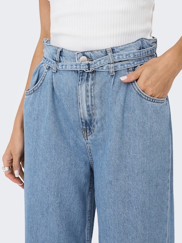 ONLY Wide leg Jeans 'Emma' in Blauw