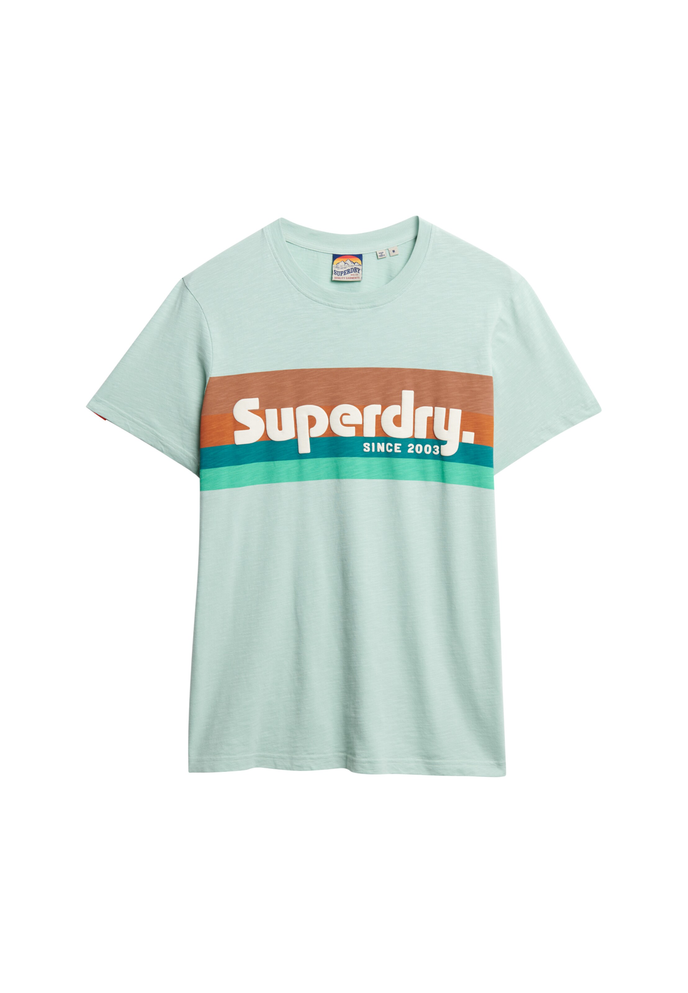 T-Shirt Superdry en vert : devant