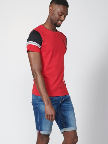 KOROSHI T-Shirt in Rot: Vorderseite