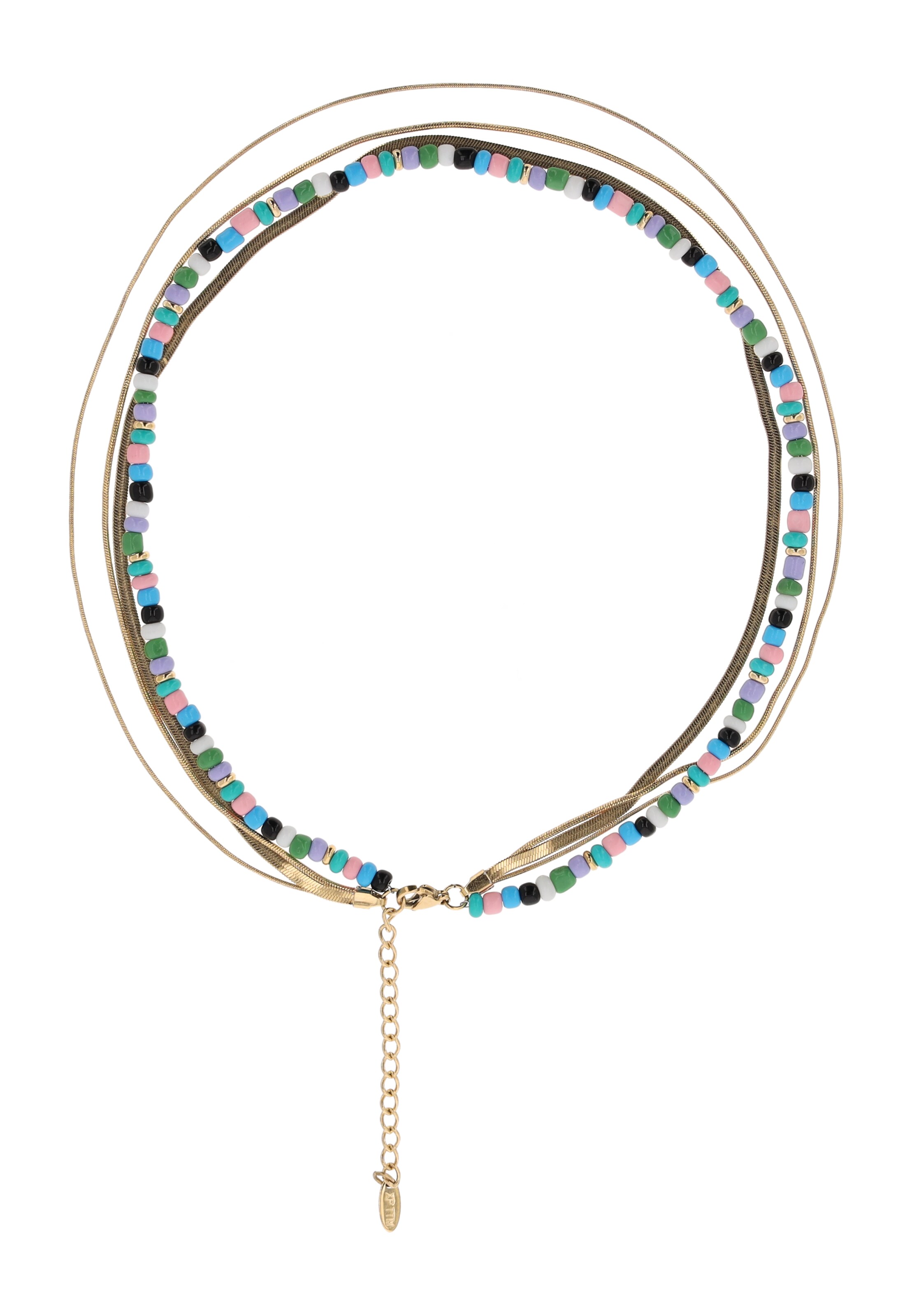 IZIA - Colar em mistura de cores: frente