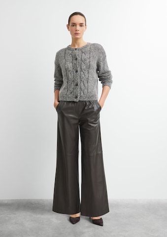 COMMA Wide leg Broek in Bruin