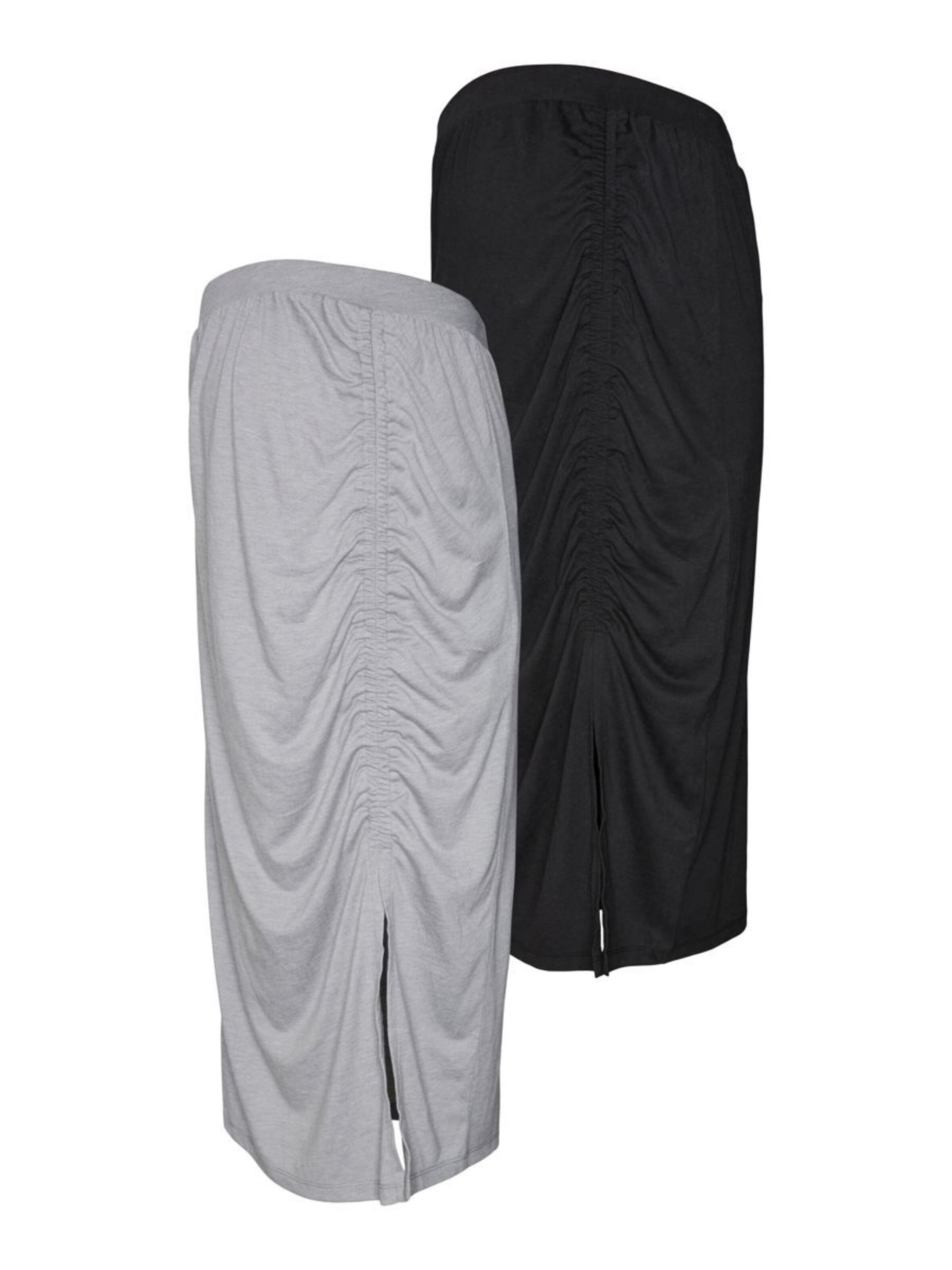 MAMALICIOUS Rok 'CLOVER' in Grijs: voorkant