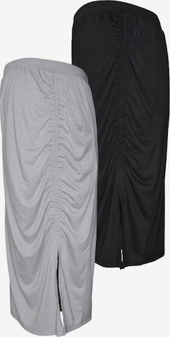 MAMALICIOUS Skirt 'CLOVER' in Grey: front