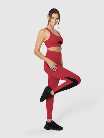 Bustier Soutien-gorge de sport 'Advanced Joleen' Smilodox en rouge