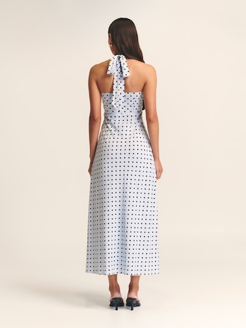 Rochie 'Elena' de la St MRLO pe albastru: spate