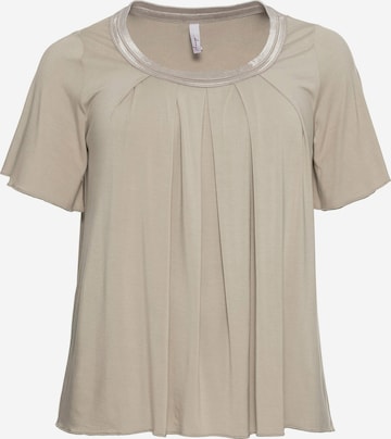 SHEEGO T-shirt i beige: framsida