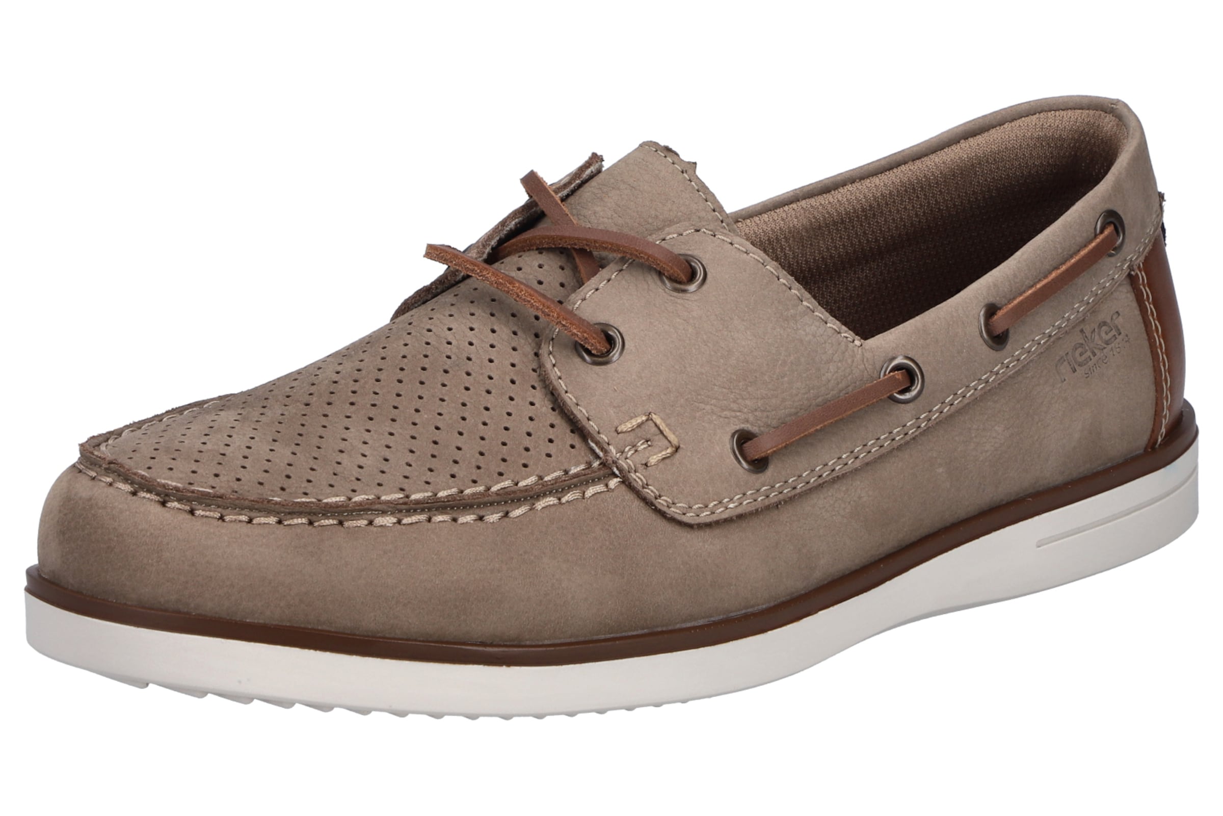 Rieker Schnürschuh 'B2345' in schoko, Produktansicht