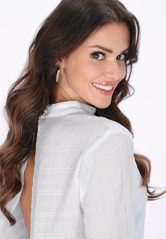 Chemisier faina en bleu