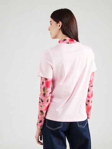 PIECES T-shirt 'KAYLEE' i rosa