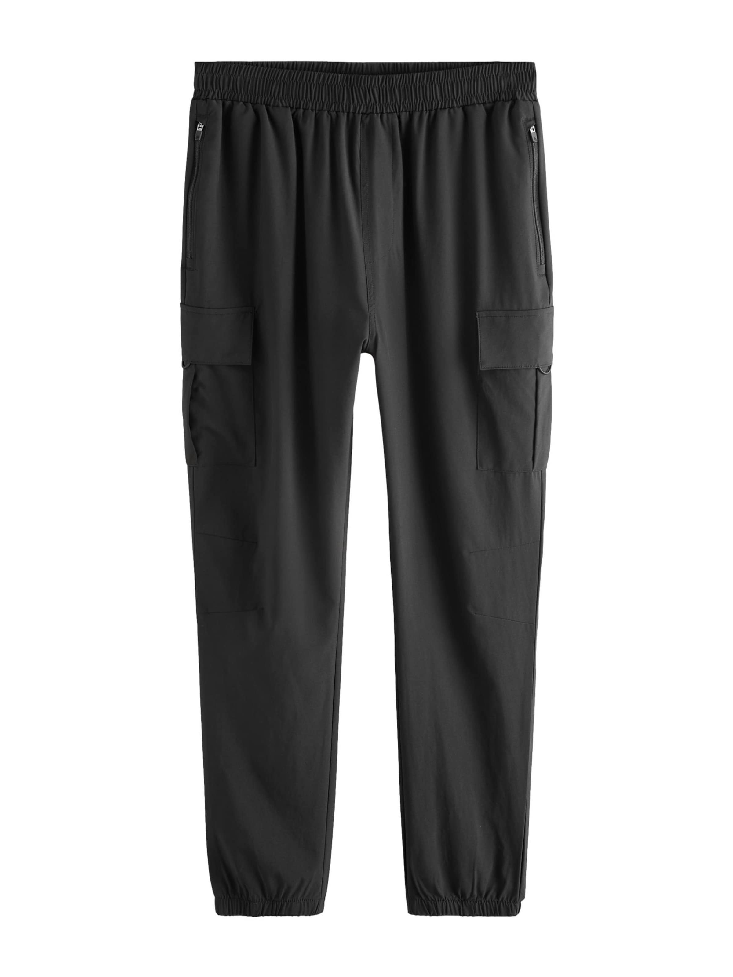 Slimfit Pantaloni funzionali di Next in nero: frontale
