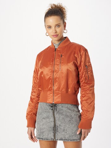 Nasty Gal Between-season jacket in Orange: front