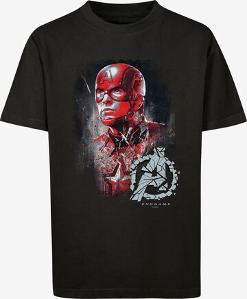 T-Shirt 'Captain America' F4NT4STIC en noir : devant