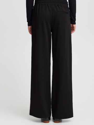 Wide leg Pantaloni 'IX KATE' di ICHI in nero