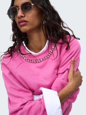 ONLY Sweatshirt 'ONLJETT' in Pink: front