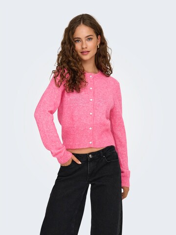 ONLY Strickjacke 'ONLHAVANNA' in Pink: Vorderseite
