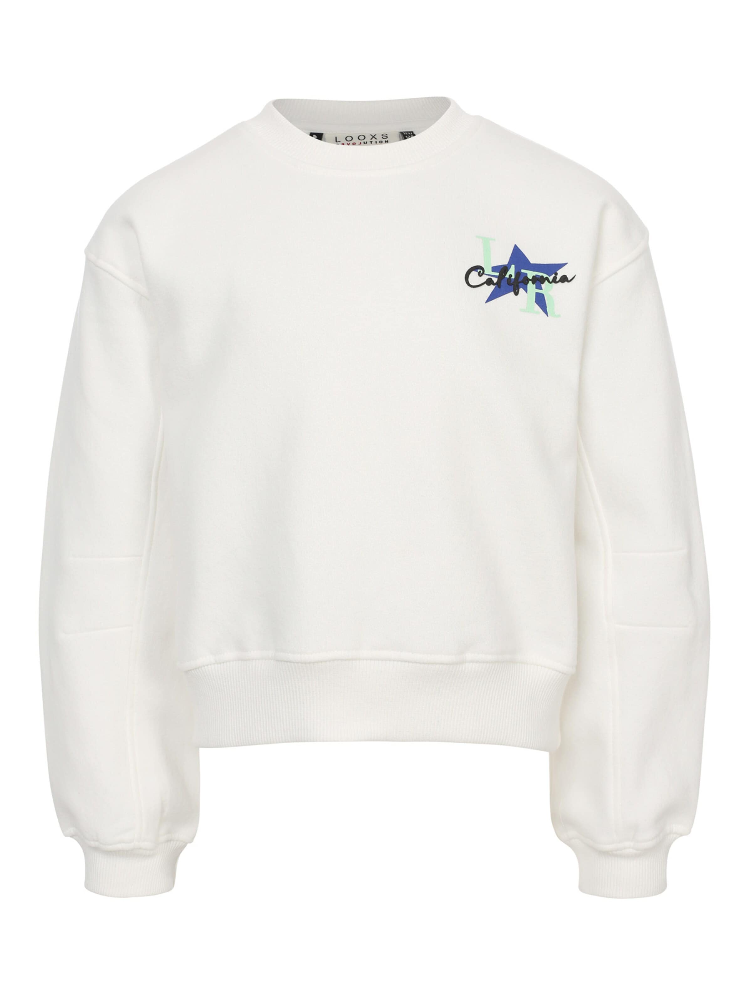 Looxs Revolution Sweatshirt in White: front
