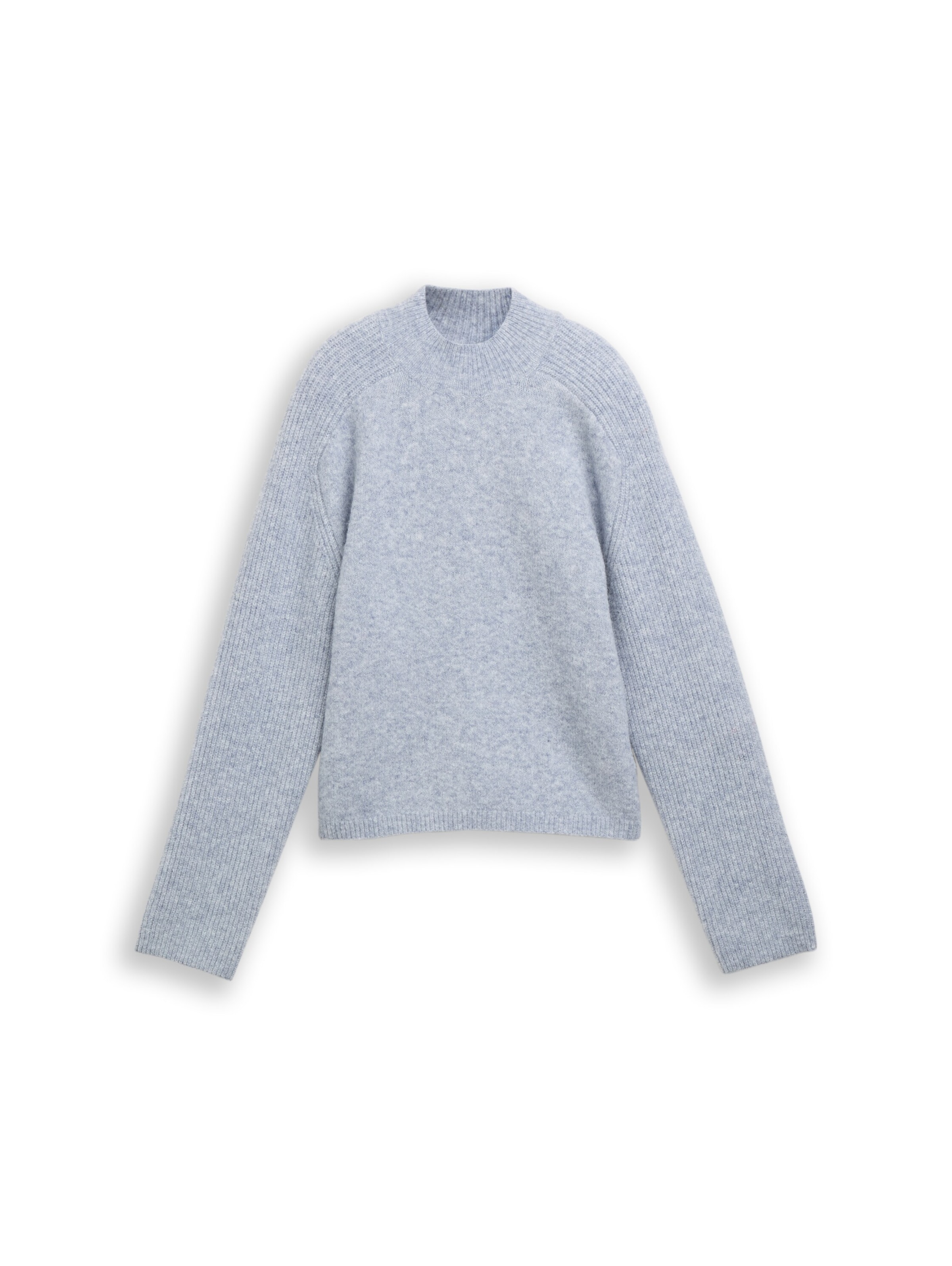Pulover de la TOM TAILOR DENIM pe albastru: față