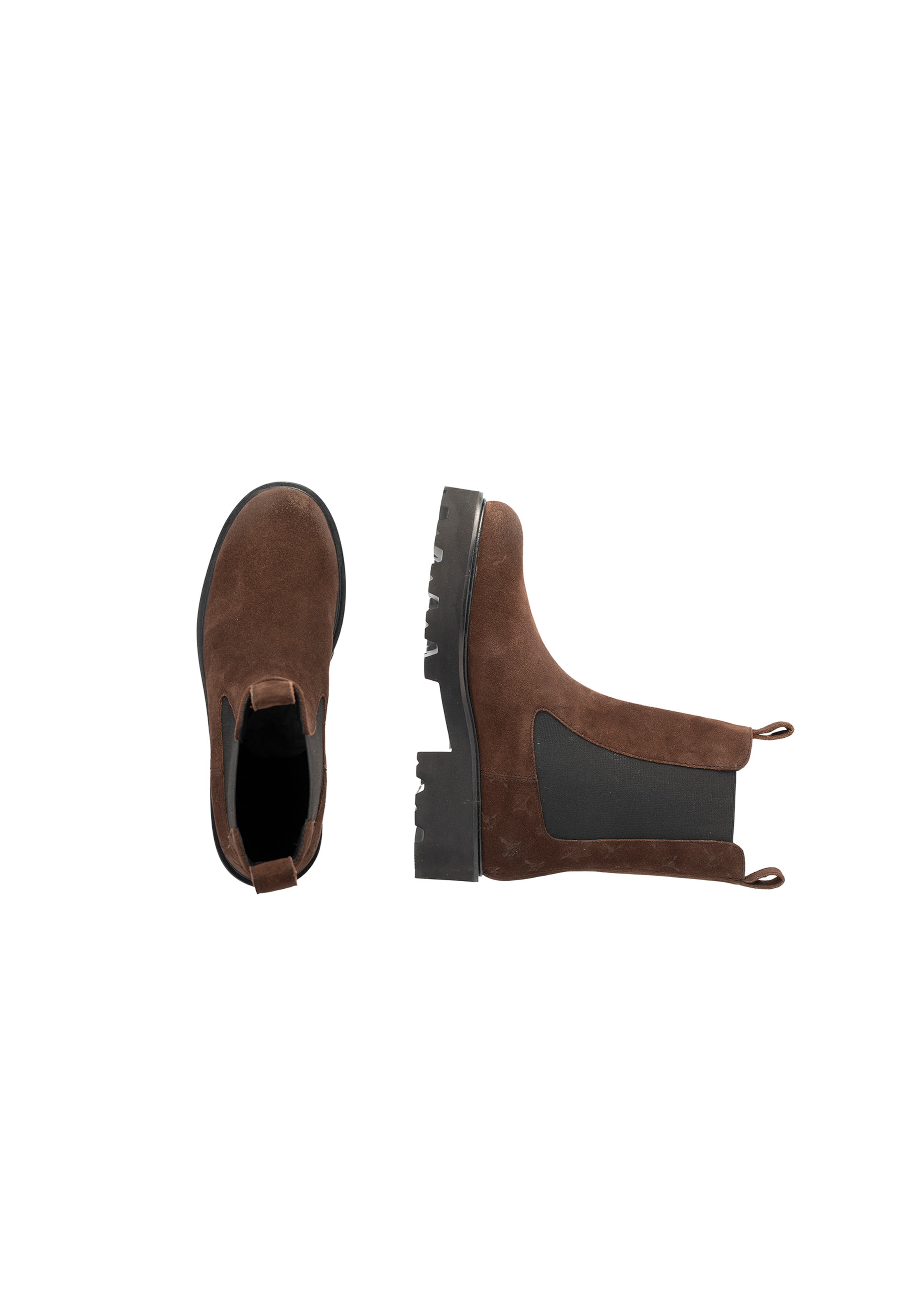 JOOP! - Botas chelsea 'Velluto Stampa Mariana' em castanho