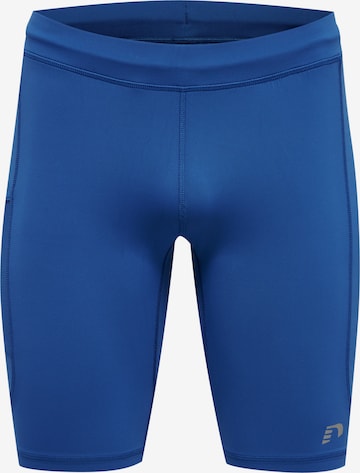 Newline Skinny Sportbroek in Blauw: voorkant