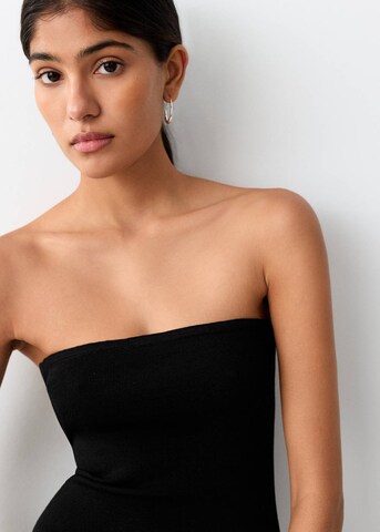 MANGO TEEN Knitted dress 'Banana' in Black