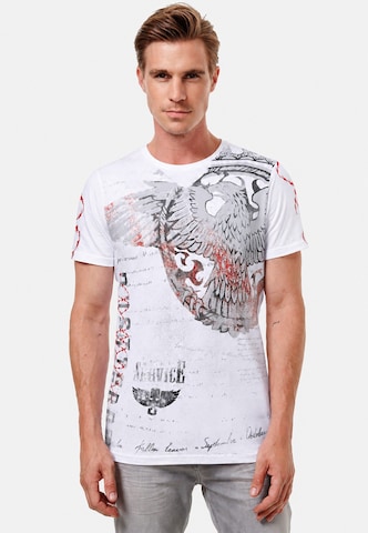 Rusty Neal T-Shirt in Weiß: Vorderseite