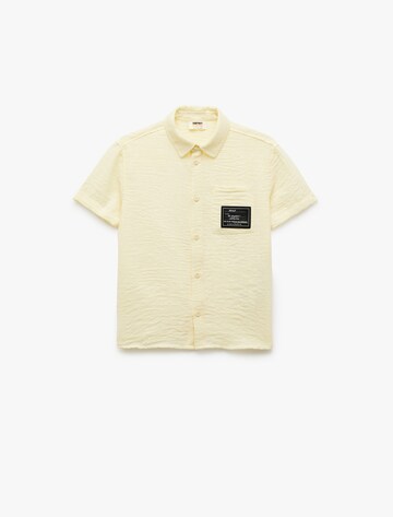 Koton Regular fit Button Up Shirt in Yellow: front