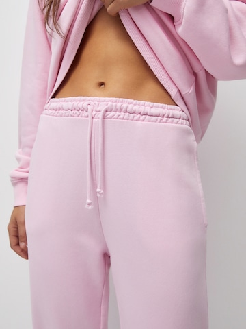 Pull&Bear Tapered Pants in Pink