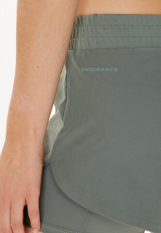 ENDURANCE Regular Workout Pants 'Yarol' in Green