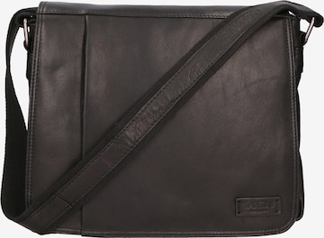 Sac à bandoulière Santini Firenze en noir : devant