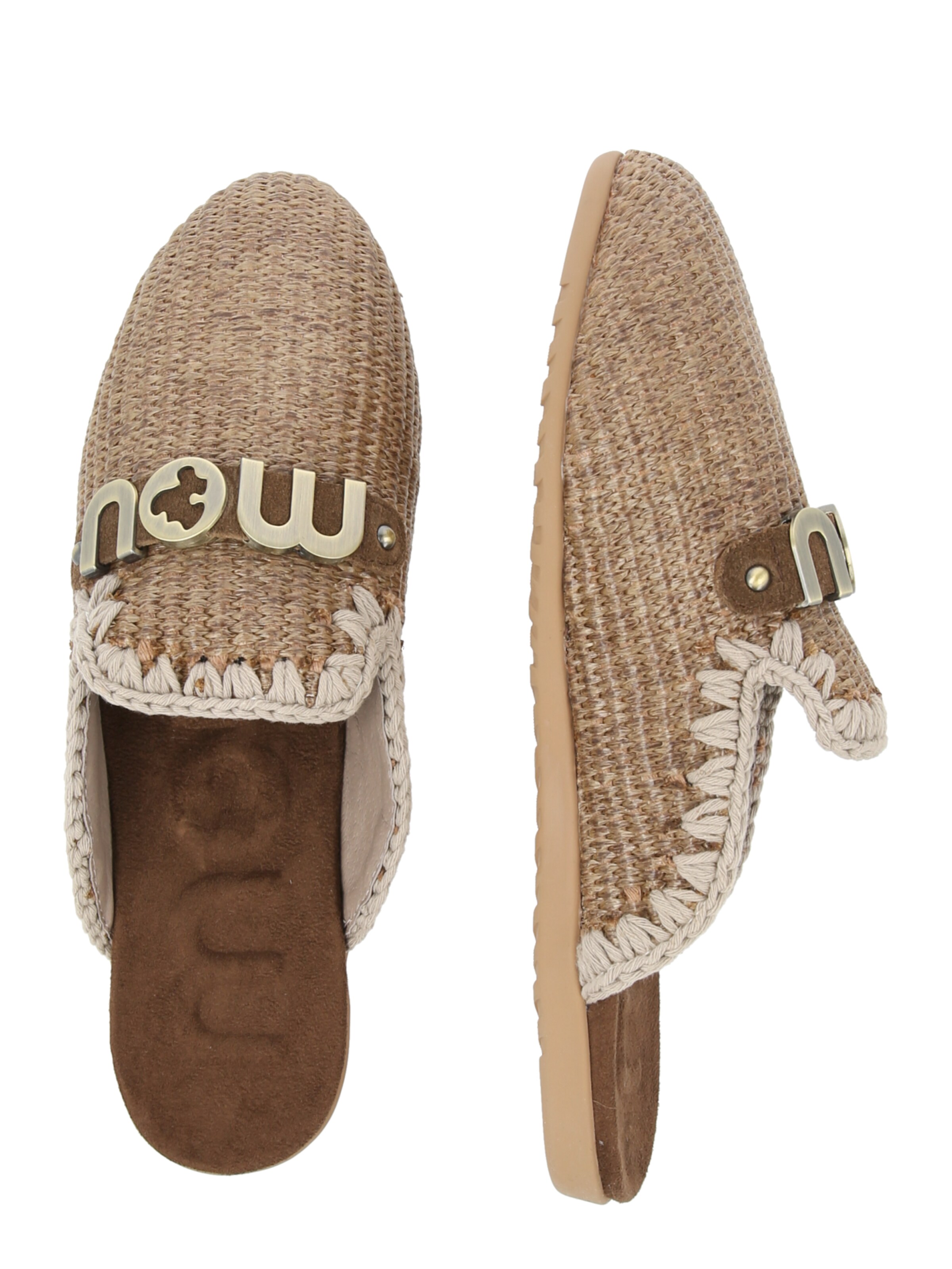 MOU - Zapatos abiertos en marrón