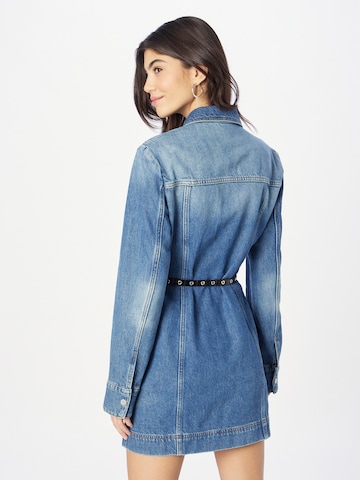 Miss Sixty Shirt Dress in Blue