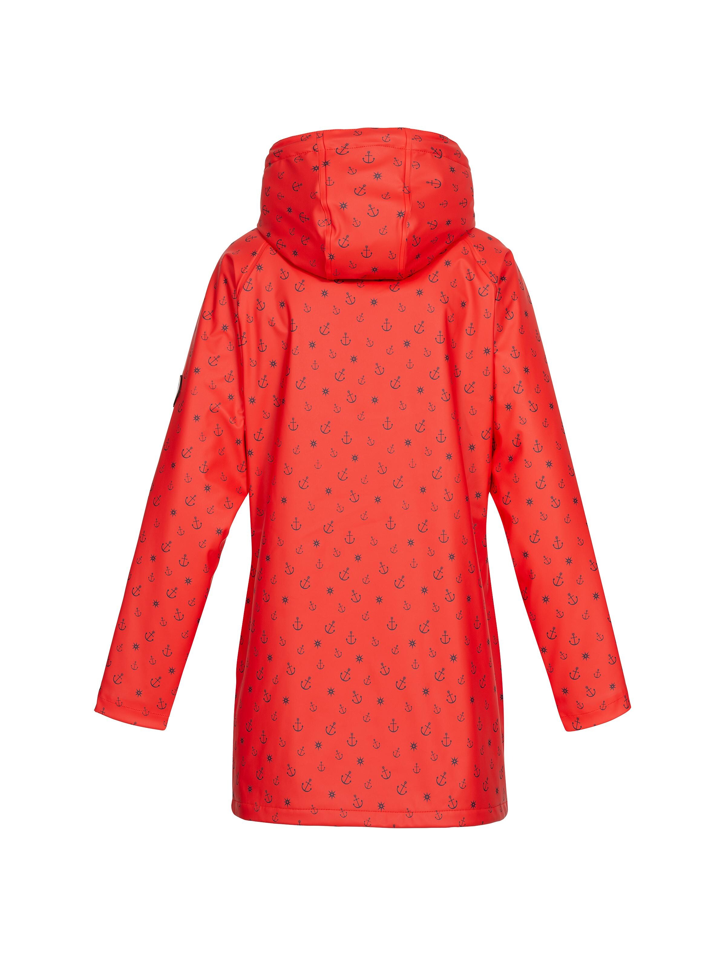 ankerglut Outdoor jacket 'Friesennerz ANKERGLUTWOLKE WMN' in Red