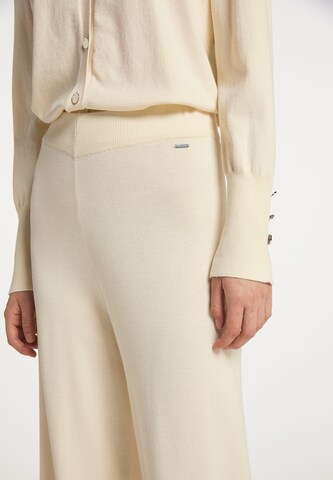 DreiMaster Klassik Wide leg Trousers in White
