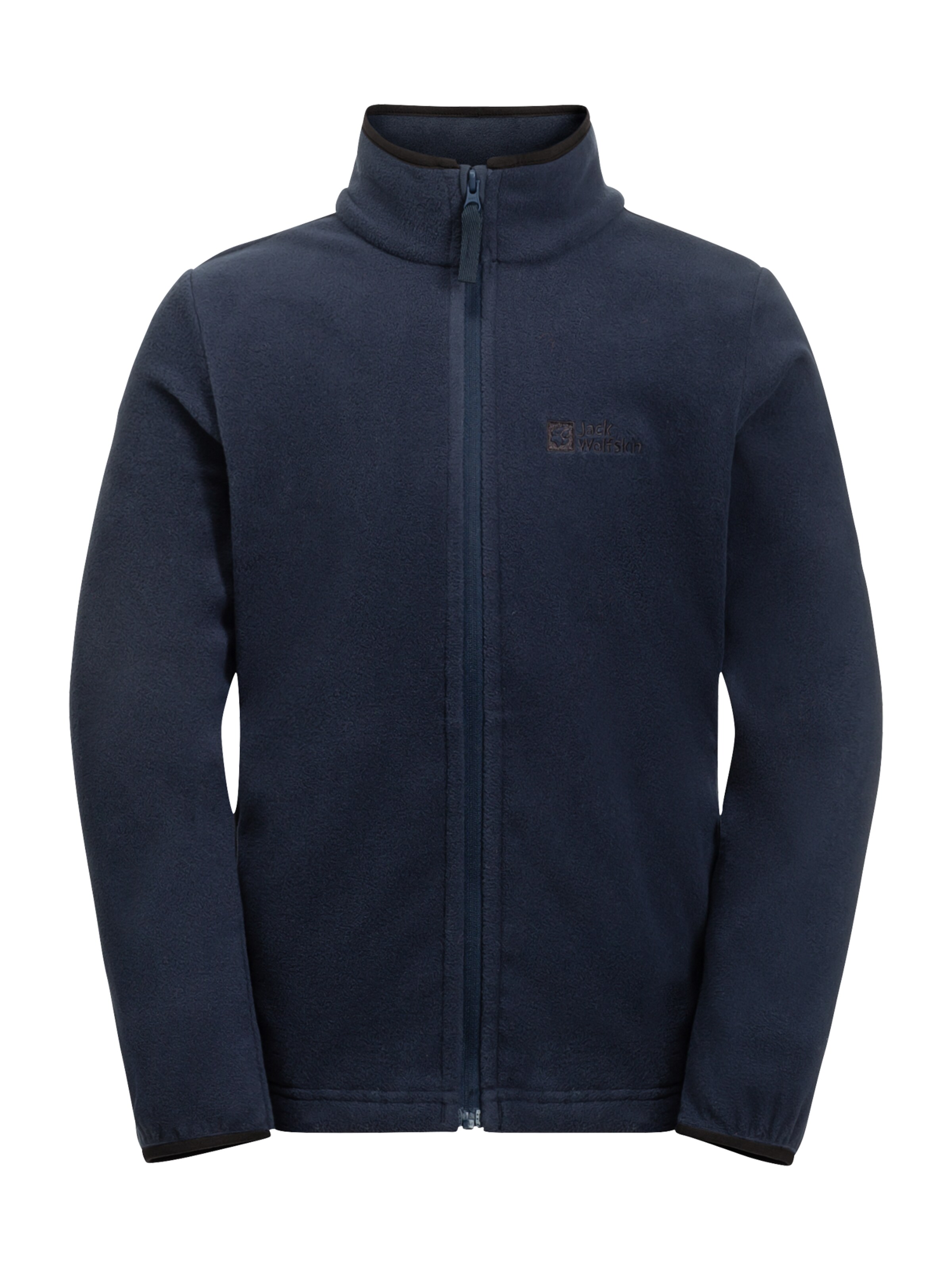 JACK WOLFSKIN Athletic fleece jacket 'Taunus' in Blue: front