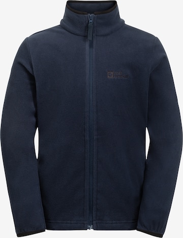 JACK WOLFSKIN Functionele fleece jas 'TAUNUS' in Blauw: voorkant