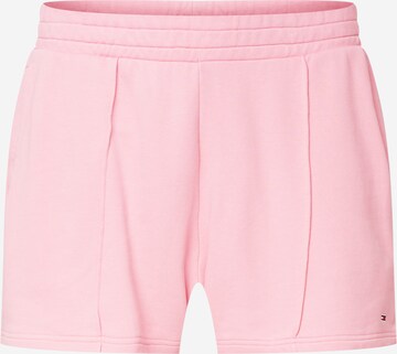 Tommy Jeans Curve regular Παντελόνι σε ροζ: μπροστά