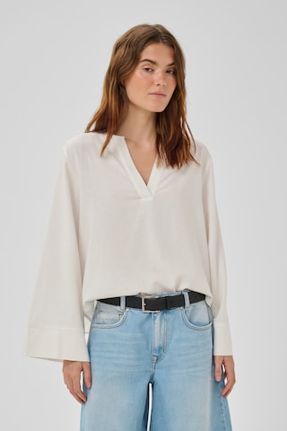 Chemisier My Essential Wardrobe en blanc : devant