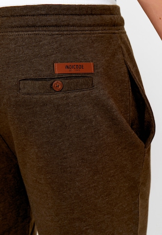 INDICODE JEANS Regular Shorts 'Aldrich' in Braun