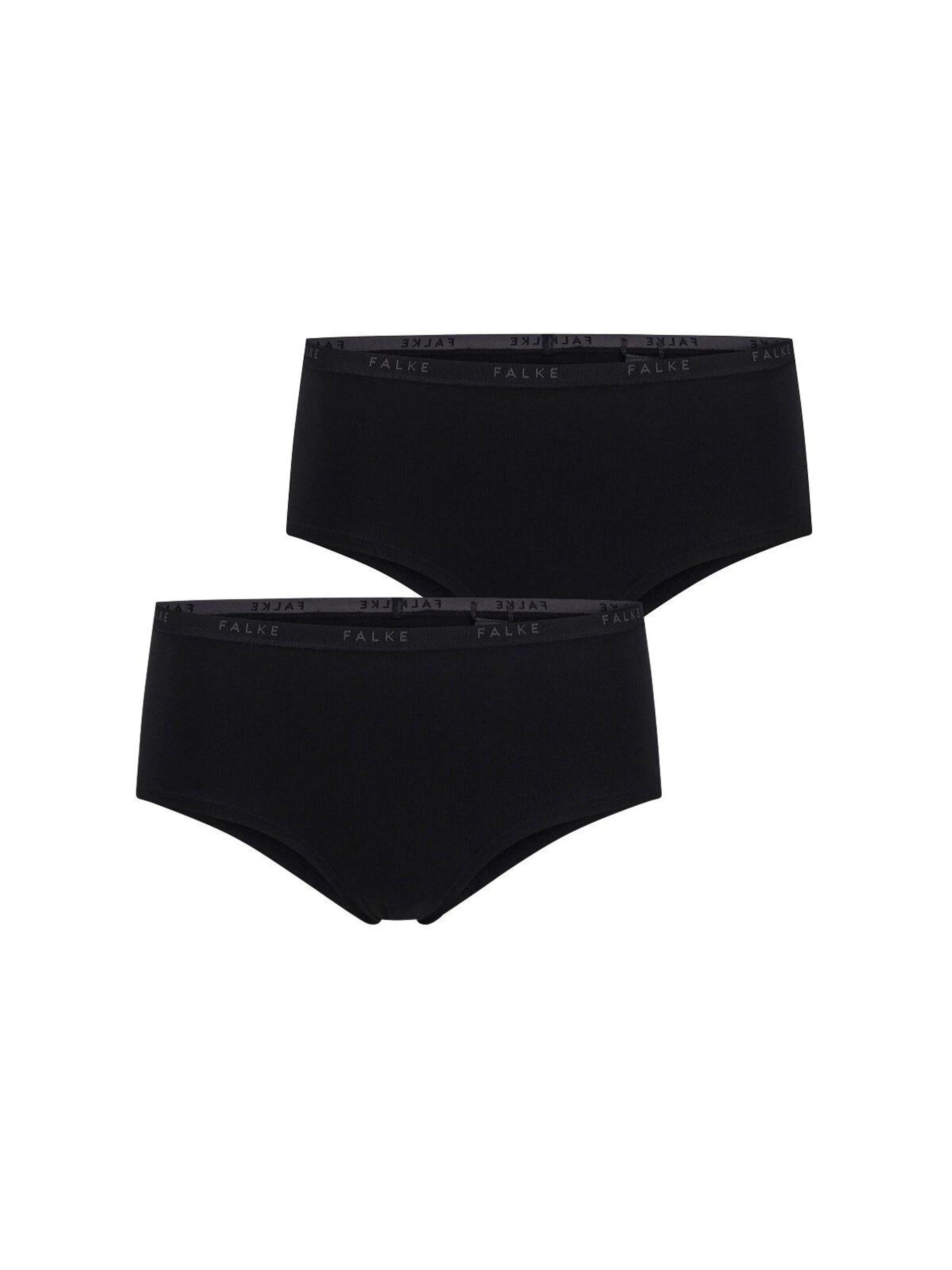 FALKE Panty '2-Pack' in Black: front