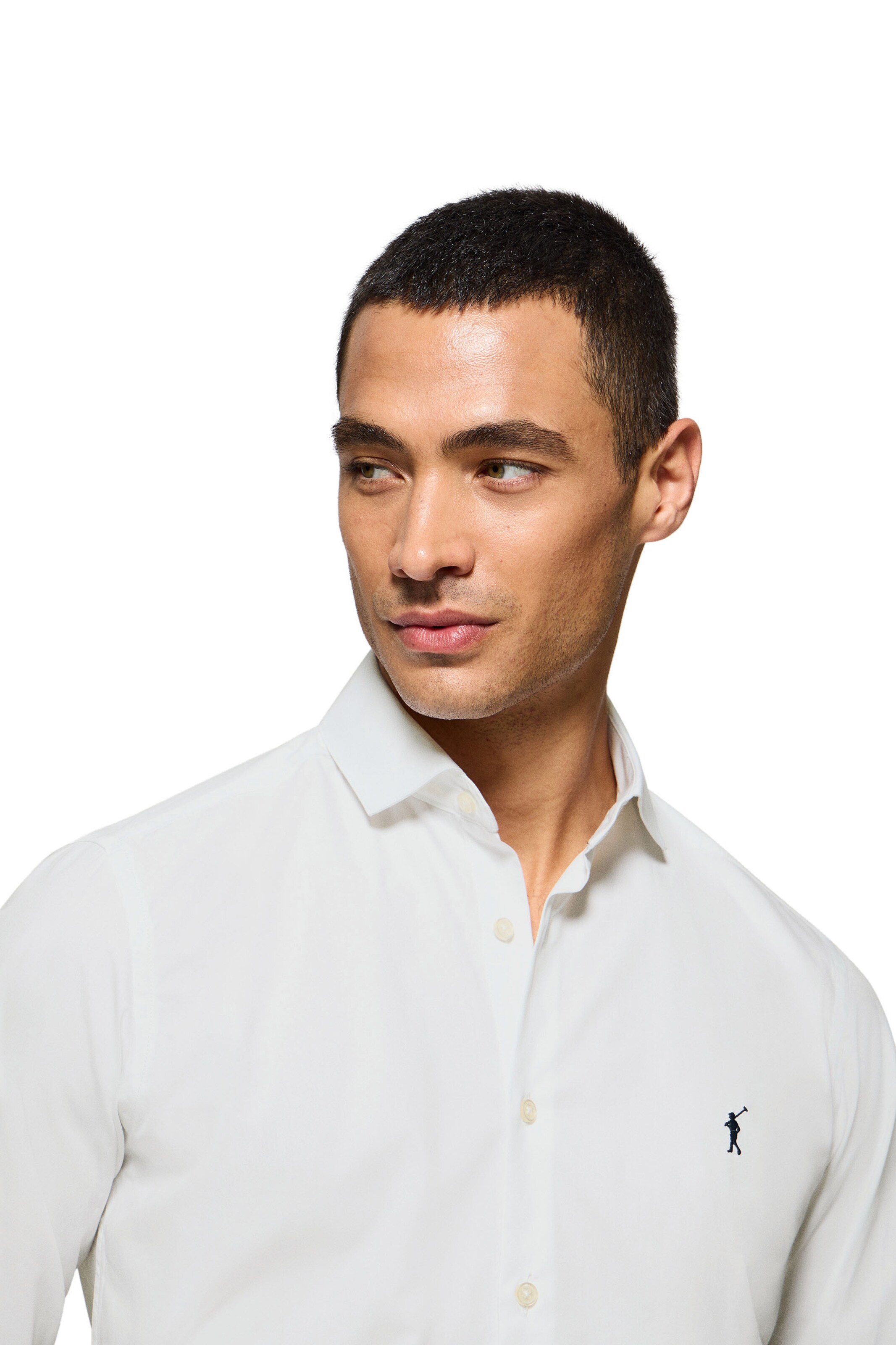 Polo Club Slim Fit Hemd in Weiß